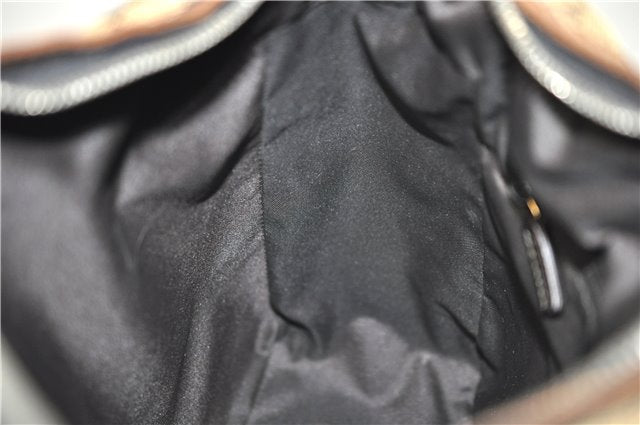 Authentic GUCCI Shoulder Hand Bag Purse GG Canvas Leather 0013766 Brown 0548E