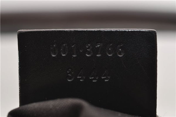 Authentic GUCCI Shoulder Hand Bag Purse GG Canvas Leather 0013766 Brown 0548E