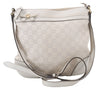 Authentic GUCCI Mayfair Guccissima GG Leather Shoulder Bag 257065 Ivory 0549E