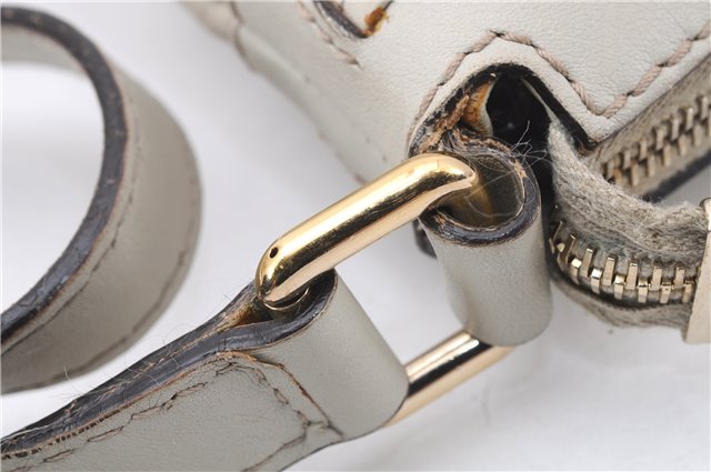 Authentic GUCCI Mayfair Guccissima GG Leather Shoulder Bag 257065 Ivory 0549E