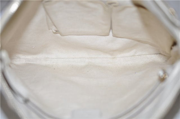 Authentic GUCCI Mayfair Guccissima GG Leather Shoulder Bag 257065 Ivory 0549E
