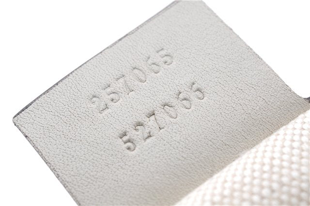 Authentic GUCCI Mayfair Guccissima GG Leather Shoulder Bag 257065 Ivory 0549E