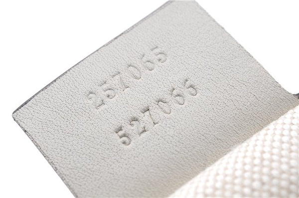 Authentic GUCCI Mayfair Guccissima GG Leather Shoulder Bag 257065 Ivory 0549E