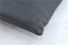 Authentic BALENCIAGA Clip M Logo Clutch Bag Purse Leather 373834 Black 0551B