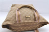 Authentic GUCCI Sherry Line Hand Bag GG Canvas Leather 131228 Beige Gold 0551E