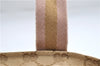 Authentic GUCCI Sherry Line Hand Bag GG Canvas Leather 131228 Beige Gold 0551E