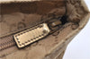 Authentic GUCCI Sherry Line Hand Bag GG Canvas Leather 131228 Beige Gold 0551E