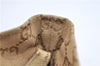 Authentic GUCCI Sherry Line Hand Bag GG Canvas Leather 131228 Beige Gold 0551E