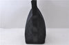 Authentic GUCCI Hand Shoulder Bag Purse GG Canvas Leather 0000602 Black 0553D