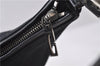 Authentic GUCCI Hand Shoulder Bag Purse GG Canvas Leather 0000602 Black 0553D