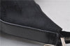 Authentic GUCCI Hand Shoulder Bag Purse GG Canvas Leather 0000602 Black 0553D
