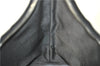 Authentic GUCCI Hand Shoulder Bag Purse GG Canvas Leather 0000602 Black 0553D