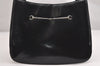 Authentic GUCCI Vintage Horsebit Shoulder Tote Bag Enamel Black Junk 0553I