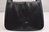 Authentic GUCCI Vintage Horsebit Shoulder Tote Bag Enamel Black Junk 0553I