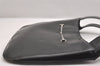 Authentic GUCCI Vintage Horsebit Shoulder Tote Bag Enamel Black Junk 0553I