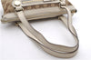 Authentic GUCCI Shoulder Hand Bag GG Canvas Leather 152458 Brown White 0555E