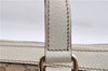 Authentic GUCCI Shoulder Hand Bag GG Canvas Leather 152458 Brown White 0555E