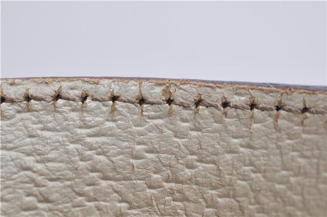 Authentic GUCCI Shoulder Hand Bag GG Canvas Leather 152458 Brown White 0555E