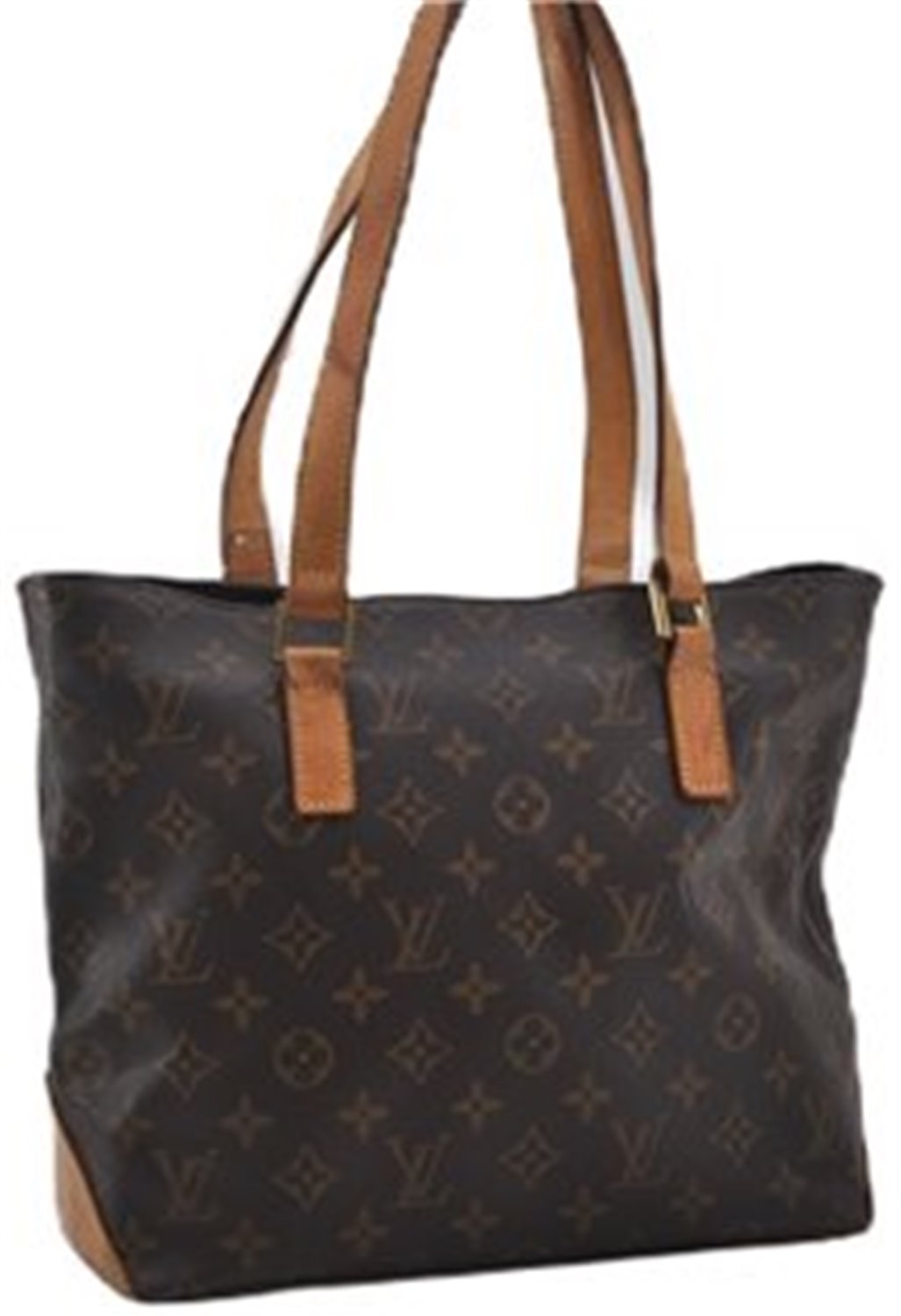 Authentic Louis Vuitton Monogram Cabas Piano Shoulder Tote Bag M51148 LV 0555F