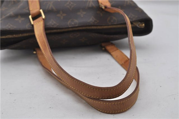 Authentic Louis Vuitton Monogram Cabas Piano Shoulder Tote Bag M51148 LV 0555F