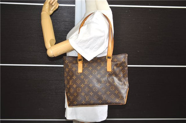 Authentic Louis Vuitton Monogram Cabas Piano Shoulder Tote Bag M51148 LV 0555F