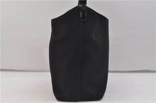 Authentic GUCCI Shoulder Hand Bag Purse Nylon Enamel 0013298 Black 0556E
