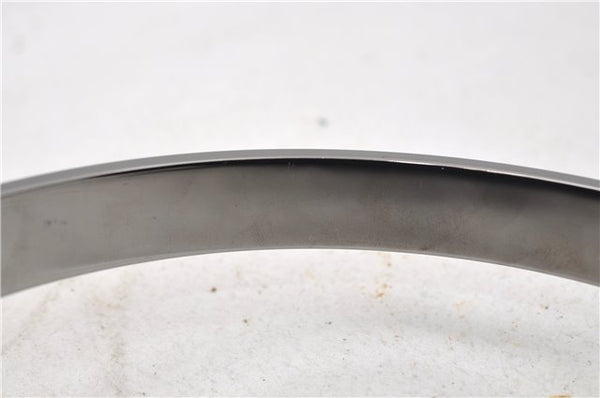 Authentic GUCCI Shoulder Hand Bag Purse Nylon Enamel 0013298 Black 0556E