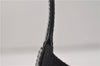 Authentic GUCCI Shoulder Hand Bag Purse Nylon Enamel 0013298 Black 0556E