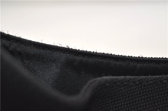 Authentic GUCCI Shoulder Hand Bag Purse Nylon Enamel 0013298 Black 0556E