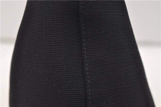 Authentic GUCCI Shoulder Hand Bag Purse Nylon Enamel 0013298 Black 0556E