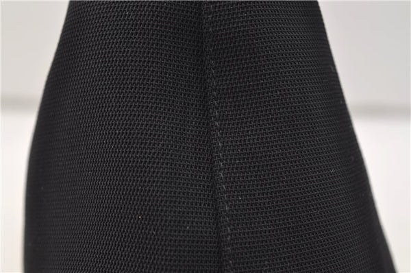 Authentic GUCCI Shoulder Hand Bag Purse Nylon Enamel 0013298 Black 0556E