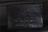 Authentic GUCCI Shoulder Hand Bag Purse GG Canvas Leather 01234 Brown 0557D