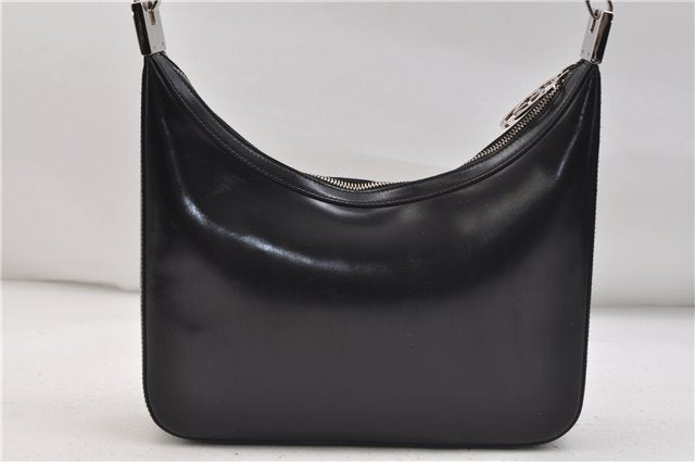 Authentic GUCCI Shoulder Hand Bag Purse Leather 0013812 Black 0557E