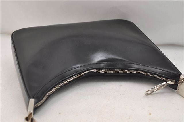 Authentic GUCCI Shoulder Hand Bag Purse Leather 0013812 Black 0557E