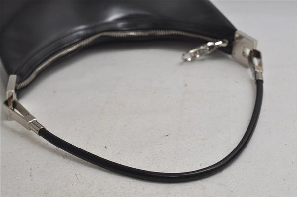 Authentic GUCCI Shoulder Hand Bag Purse Leather 0013812 Black 0557E