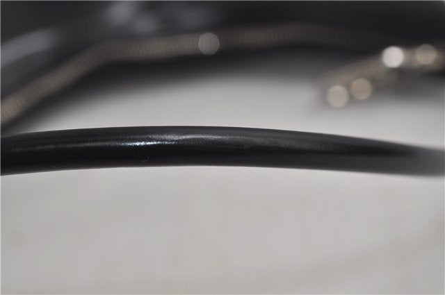 Authentic GUCCI Shoulder Hand Bag Purse Leather 0013812 Black 0557E