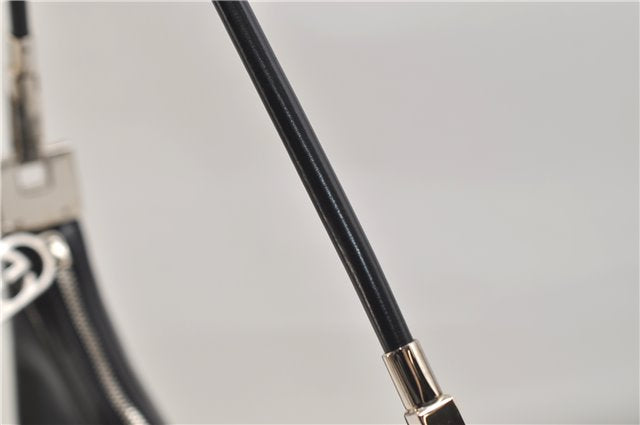 Authentic GUCCI Shoulder Hand Bag Purse Leather 0013812 Black 0557E