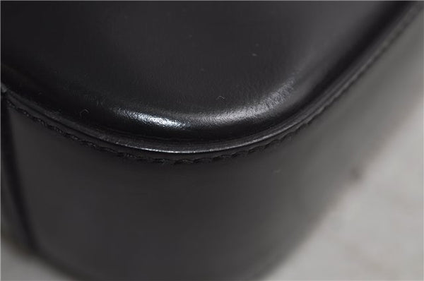 Authentic GUCCI Shoulder Hand Bag Purse Leather 0013812 Black 0557E