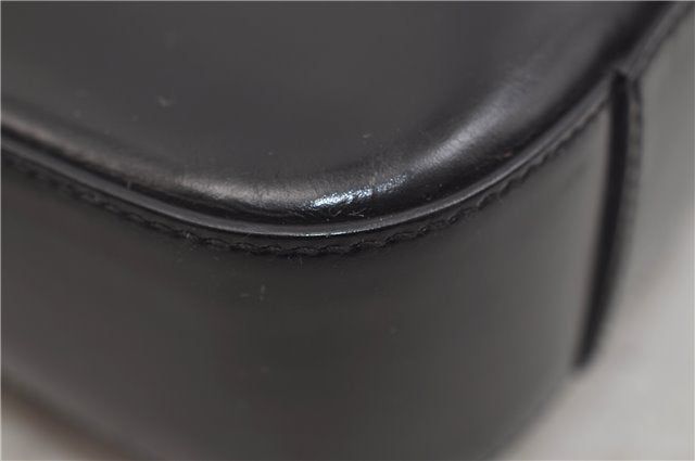 Authentic GUCCI Shoulder Hand Bag Purse Leather 0013812 Black 0557E