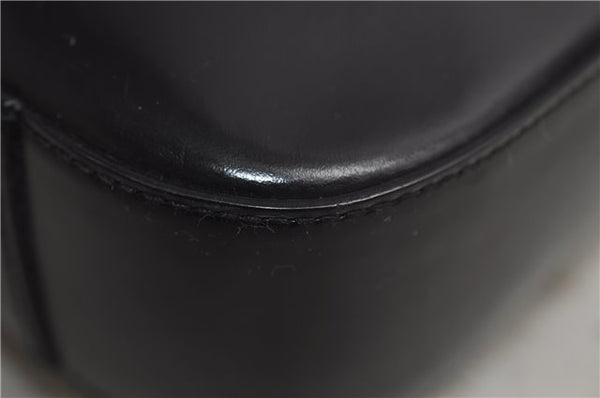 Authentic GUCCI Shoulder Hand Bag Purse Leather 0013812 Black 0557E
