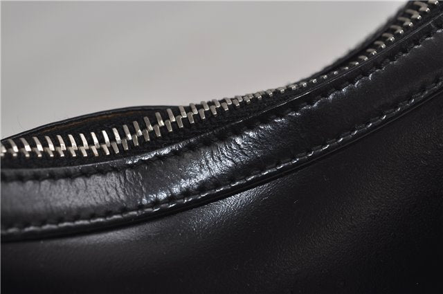 Authentic GUCCI Shoulder Hand Bag Purse Leather 0013812 Black 0557E