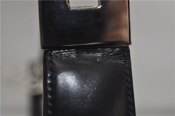 Authentic GUCCI Shoulder Hand Bag Purse Leather 0013812 Black 0557E