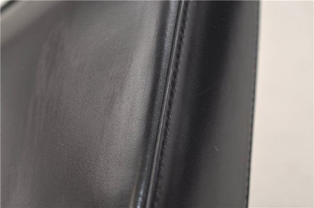 Authentic GUCCI Shoulder Hand Bag Purse Leather 0013812 Black 0557E