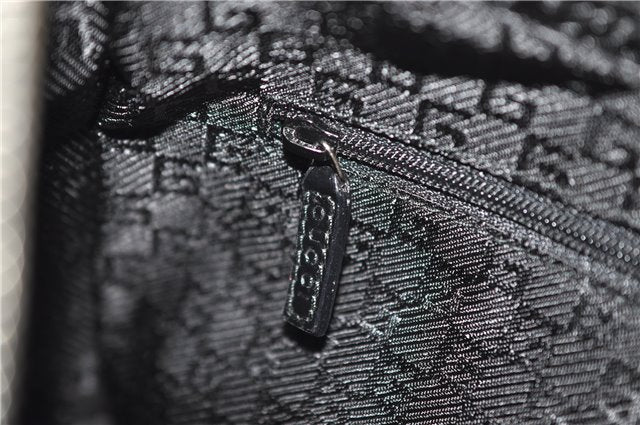 Authentic GUCCI Shoulder Hand Bag Purse Leather 0013812 Black 0557E