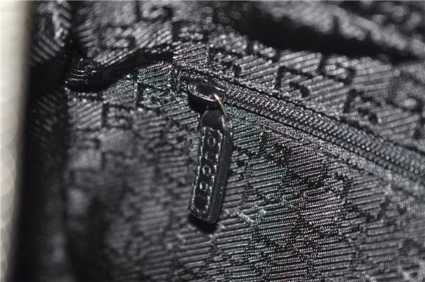 Authentic GUCCI Shoulder Hand Bag Purse Leather 0013812 Black 0557E