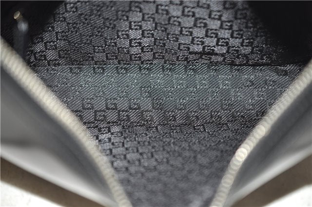 Authentic GUCCI Shoulder Hand Bag Purse Leather 0013812 Black 0557E