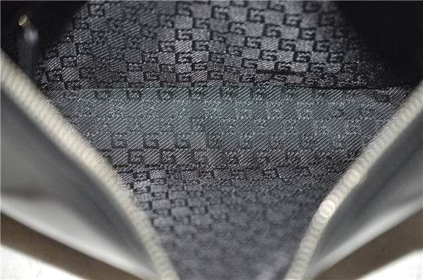 Authentic GUCCI Shoulder Hand Bag Purse Leather 0013812 Black 0557E