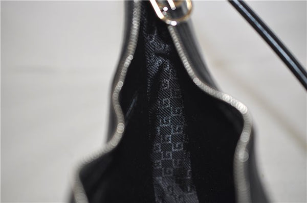 Authentic GUCCI Shoulder Hand Bag Purse Leather 0013812 Black 0557E