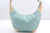 Authentic GUCCI Shoulder Hand Bag GG Canvas Leather 0014158 Light Blue 0558E