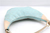 Authentic GUCCI Shoulder Hand Bag GG Canvas Leather 0014158 Light Blue 0558E